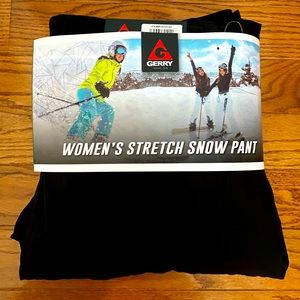 NWT. GERRY women’s stretch snow pants.